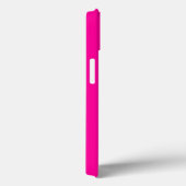 Coques Case-Mate iPhone Monogramme vert rose rose néon moderne (Verso / Droite)