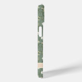 Coques Case-Mate iPhone Monogramme Vert Sauge Jaune Blanc Fleurs Sauvages (Verso / Droite)