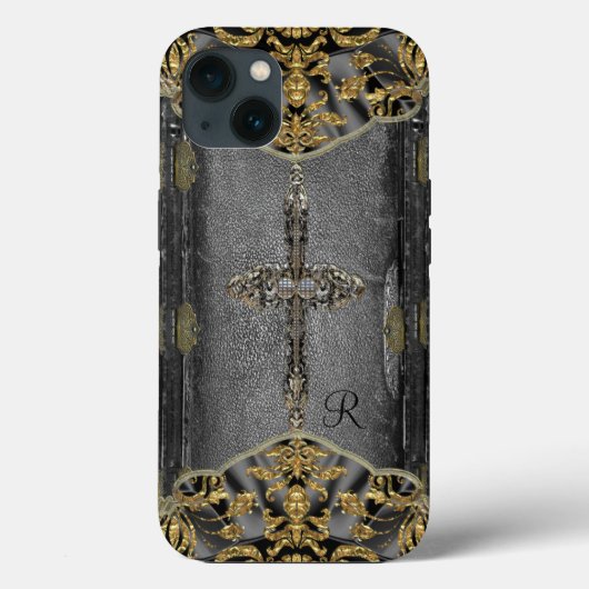 Coques Case-Mate iPhone Monogramme victorien Cross (Verso)