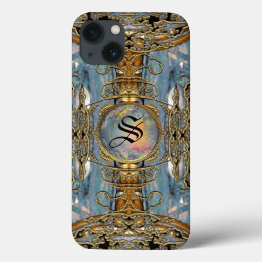 Coques Case-Mate iPhone Monogramme victorien Maya Flond (Verso)