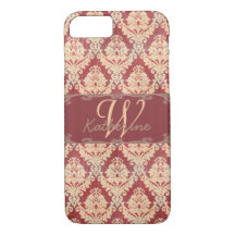 Monogramme vintage Damas