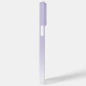 Coques Case-Mate iPhone Monogramme Violet Lavande Lumière Personnalisé (Verso / Droite)