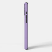 Coques Case-Mate iPhone Monogramme violet noir personnel (Verso / Gauche)