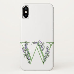 Case-Mate iPhone Case Monogramme W Lavender Eucalyptus
