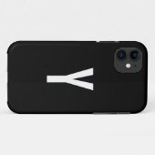Coques Case-Mate iPhone Monogramme Y (Dos (Horizontal))