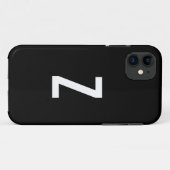 Coques Case-Mate iPhone Monogramme Z (Dos (Horizontal))