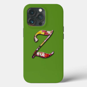 Case-Mate iPhone Case Monogramme Z initial en design floral