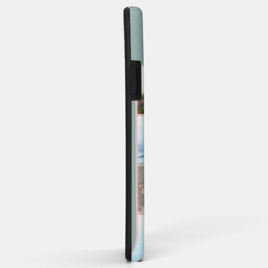 Coques Case-Mate iPhone Monogrammed 7 Photo Collage sur Green (Dos/Droite)