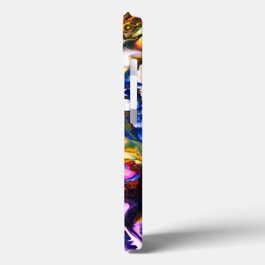 Coques Case-Mate iPhone Monogrammed agate Fluide Art personnalized (Verso / Gauche)