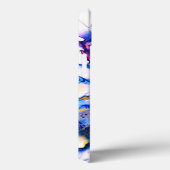 Coques Case-Mate iPhone Monogrammed agate Fluide Art personnalized (Verso / Droite)