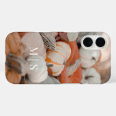 Coques Case-Mate iPhone Monogrammed Multi Colored Pumpkin Patch (Verso (horizontal))