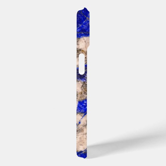 Coques Case-Mate iPhone Monographie Abstraite Lapis Lazuli Granite Bleu (Verso / Droite)
