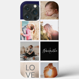 Case-Mate iPhone Case Monographie d'amour en or de marine noire