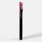 Coques Case-Mate iPhone Monographie d'anniversaire de parties scintillant  (Verso / Droite)