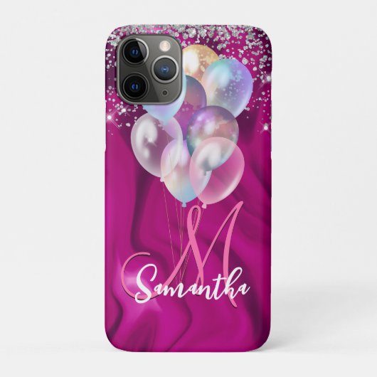Coques Case-Mate iPhone Monographie de bulle de parties scintillant en fau (Dos)