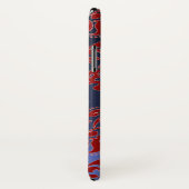 COQUES Case-Mate iPhone MONOGRAPHIE DE GEMSTONE SAPPHIRE BLEU ROUGE (Dos/Droite)