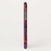 COQUES Case-Mate iPhone MONOGRAPHIE DE GEMSTONE SAPPHIRE BLEU ROUGE (Dos/Gauche)