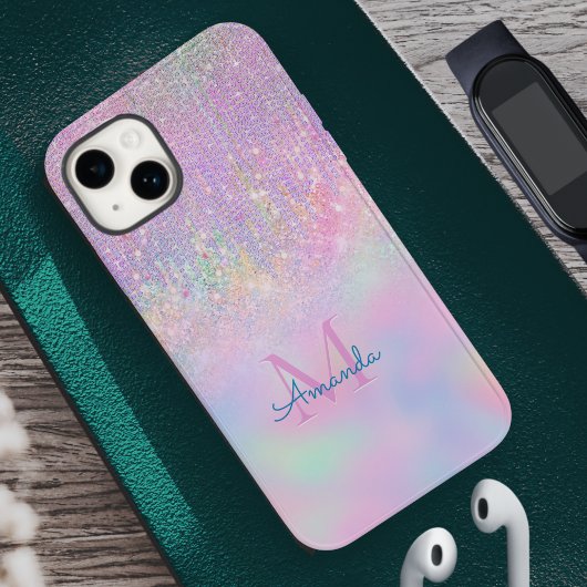 Coques Case-Mate iPhone Monographie de goutte de Parties scintillant de li