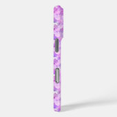 Coques Case-Mate iPhone Monographie de la peau de sirène rose argent faux (Verso / Droite)