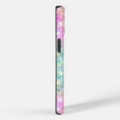 Coques Case-Mate iPhone Monographie de parties scintillant en or irisé mou (Verso / Droite)