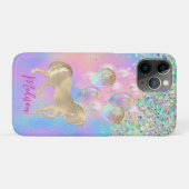 Coques Case-Mate iPhone Monographie des ballons de parties scintillant uni (Dos (Horizontal))