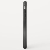 Coques Case-Mate iPhone Monographie en acier inoxydable brillant noir (Dos/Gauche)