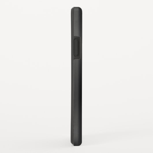 Coques Case-Mate iPhone Monographie en acier inoxydable brillant noir (Dos/Droite)