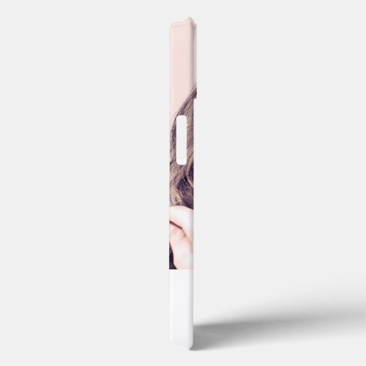 Coques Case-Mate iPhone Monographie en or rose blanc élégant (Verso / Droite)