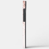 Coques Case-Mate iPhone Monographie initiale de parties scintillant rose m (Verso / Gauche)