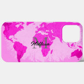 Coques Case-Mate iPhone Monographie Monogrammes Voyageur Blush Pink Purple (Verso (horizontal))