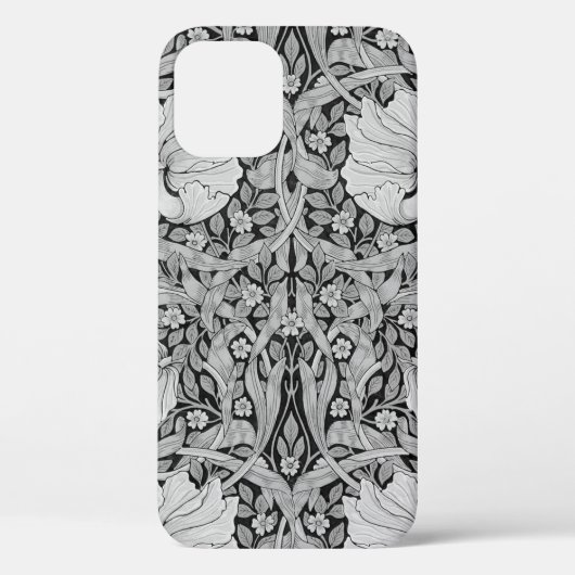 Coques Case-Mate iPhone Monotone gris Pimpernel, William Morris (Verso)