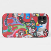 Coques Case-Mate iPhone Monster collage (Dos (Horizontal))