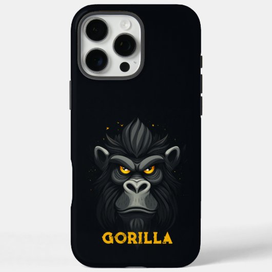 Coques Case-Mate iPhone Monster noir en colère (Verso)