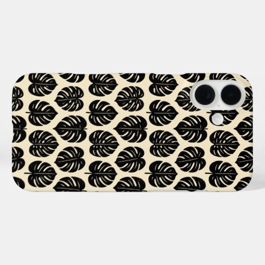 Coques Case-Mate iPhone Monstera de Foliage (Verso (horizontal))