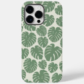 Coques Case-Mate iPhone Monstera - Vert (Verso)