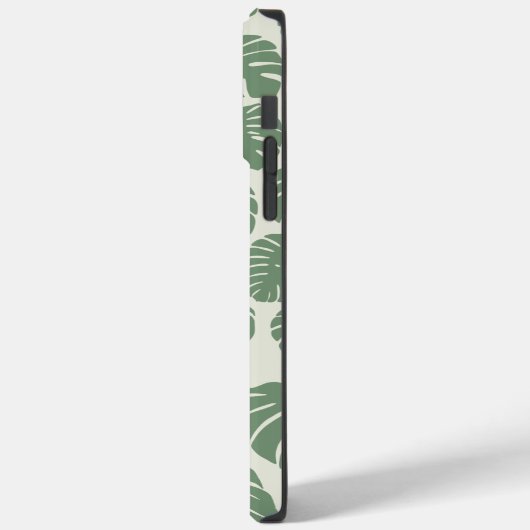 Coques Case-Mate iPhone Monstera - Vert (Verso / Gauche)