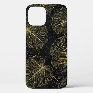 Case-Mate iPhone Case Monstère dorée feuille, romantique sans couture fl