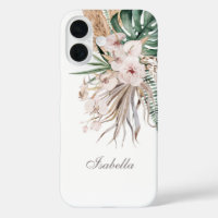 Monstère tropicale et orchidée Nom personnalisé