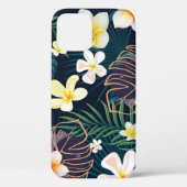 Coques Case-Mate iPhone Monstère tropicale fleurs de plumeria feuille (Verso)
