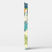 Coques Case-Mate iPhone Monstère tropicale Hibiscus Motif d'été (Verso / Gauche)
