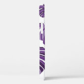Coques Case-Mate iPhone Monstère violet tropicale feuilles sans couture mo (Verso / Droite)