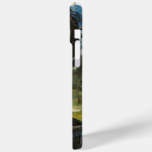 Coques Case-Mate iPhone Monstre dans la forêt (Verso / Gauche)