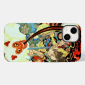 COQUES Case-Mate iPhone MONSTRE DE COMBAT SAMURAI (Verso (horizontal))