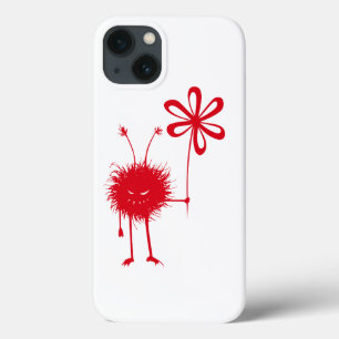 iPhone 13 Case Monstre mauvais en rouge - insecte mauvais de