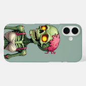 Coques Case-Mate iPhone Monstre vert Zombie Halloween - 31 Octobre (Verso (horizontal))