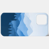 Coques Case-Mate iPhone Montagnes Bleues Classiques (Verso (horizontal))