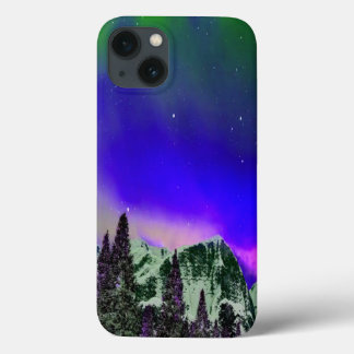 Case-Mate iPhone Case Montagnes d'hiver à la nuit