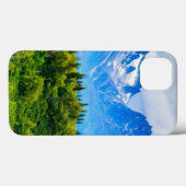 Coques Case-Mate iPhone Montagnes majestueuses de l'Alaska (Verso (horizontal))