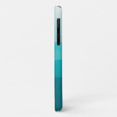 Coques Case-Mate iPhone Montagnes ombré turquoises (Dos/Gauche)