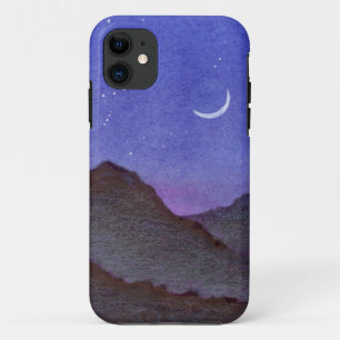 Coque Case-Mate Pour iPhone Montagnes Orion et Crescent Moon